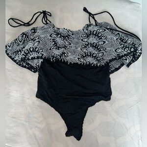 F**K one piece swim